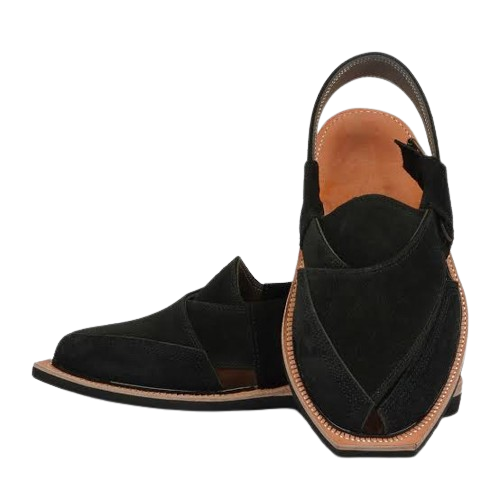 Suede Norozi Chappal (Blacl)