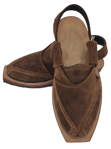 Suede Norozi Chappal (Brown)