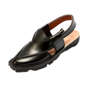 Norozi Chappal Double Sole (Black)