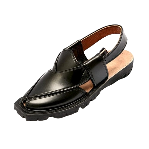 Norozi_Peshawari_Chappal_Double_Sole_(Black) Norozi Chappal Double Sole (Black)